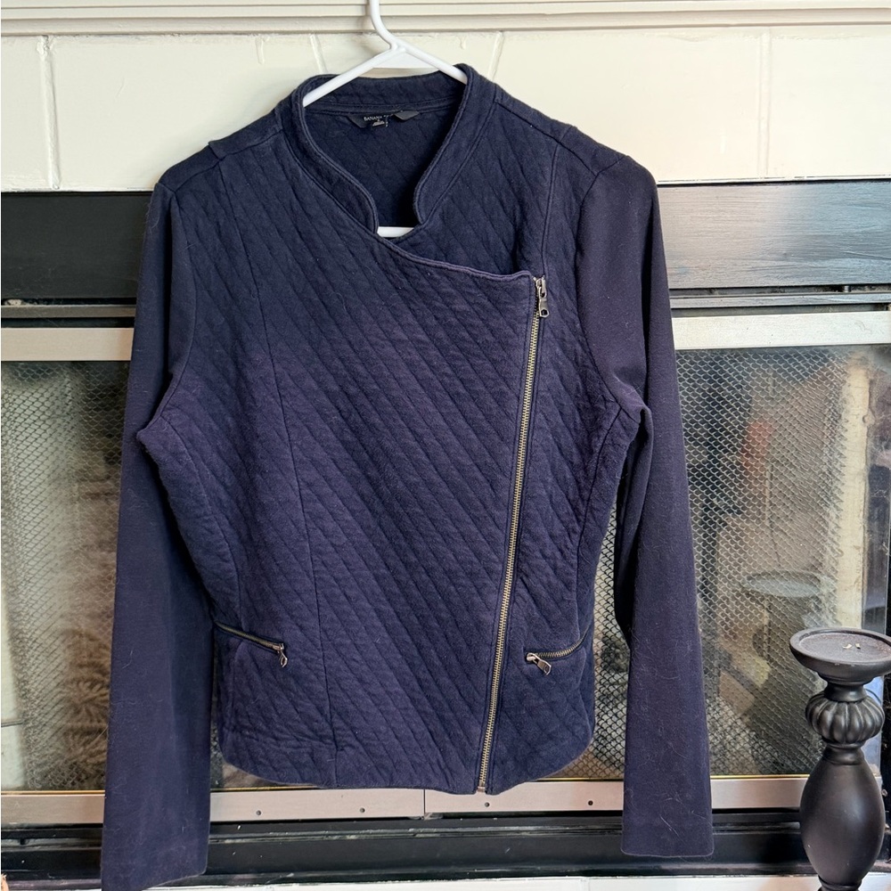 Banana Republic Navy Quilted Women's Jacket